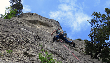 Crag climbing